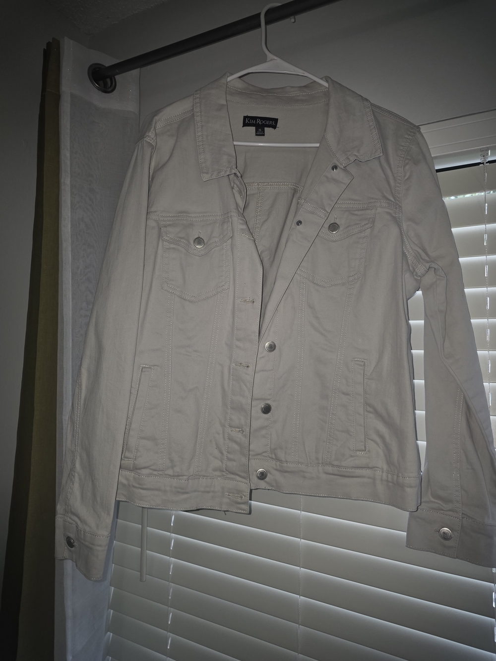 Kim Rogers Cream Jean Jacket